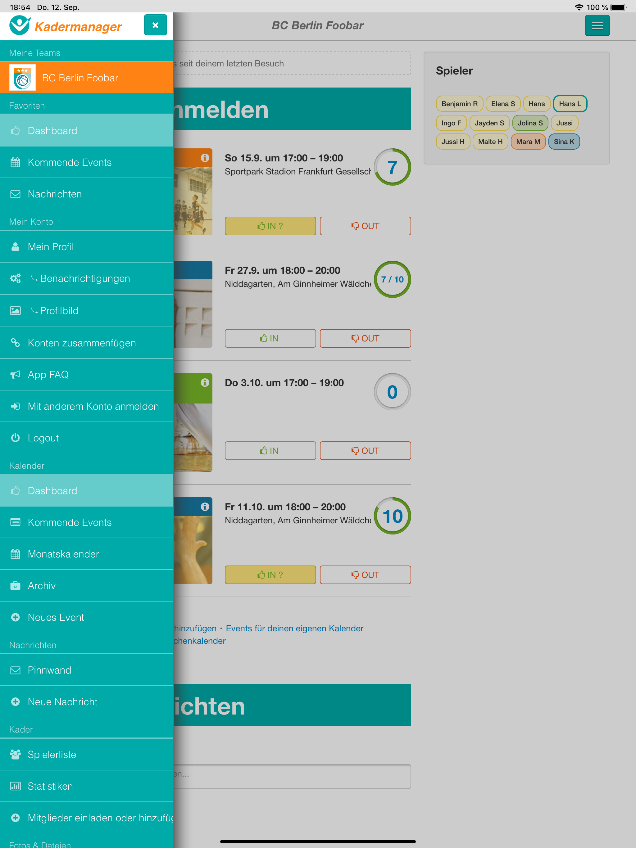 Kadermanager.de