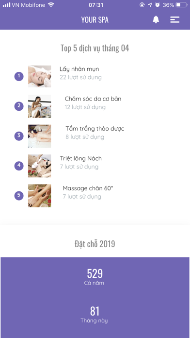 Myspa Manager Screenshot