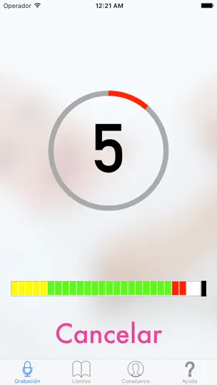 Captura de pantalla de Cry Translator en iPhone 2