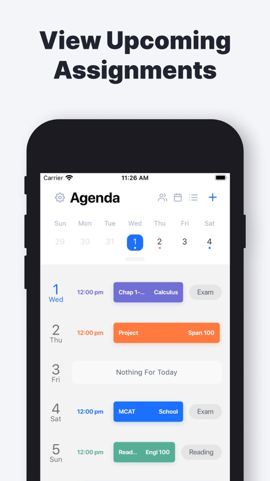 #1. Homework Tracker by Backpack (iOS) 来自: Adam Jessop