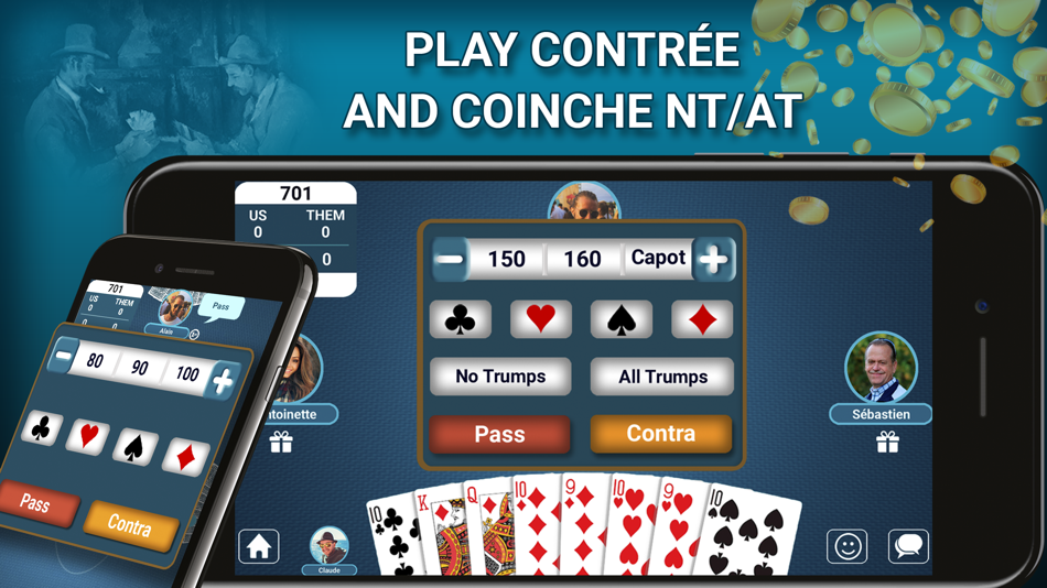 #2. Blot - Belote Coinche Online (iOS) 由: DoocoGames