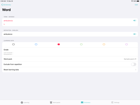 Screenshot #6 pour Vocab Tool AI