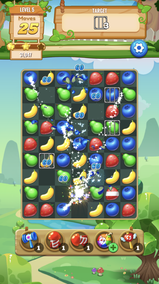 #6. Juice Pop Mania : Fruit Burst (iOS) 来自: Puzzle Mania Studio