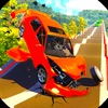 Road Bump Car Crash Beam Drive icon