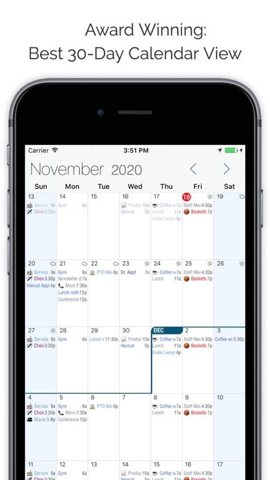 Informant 5 Calendar Screenshot