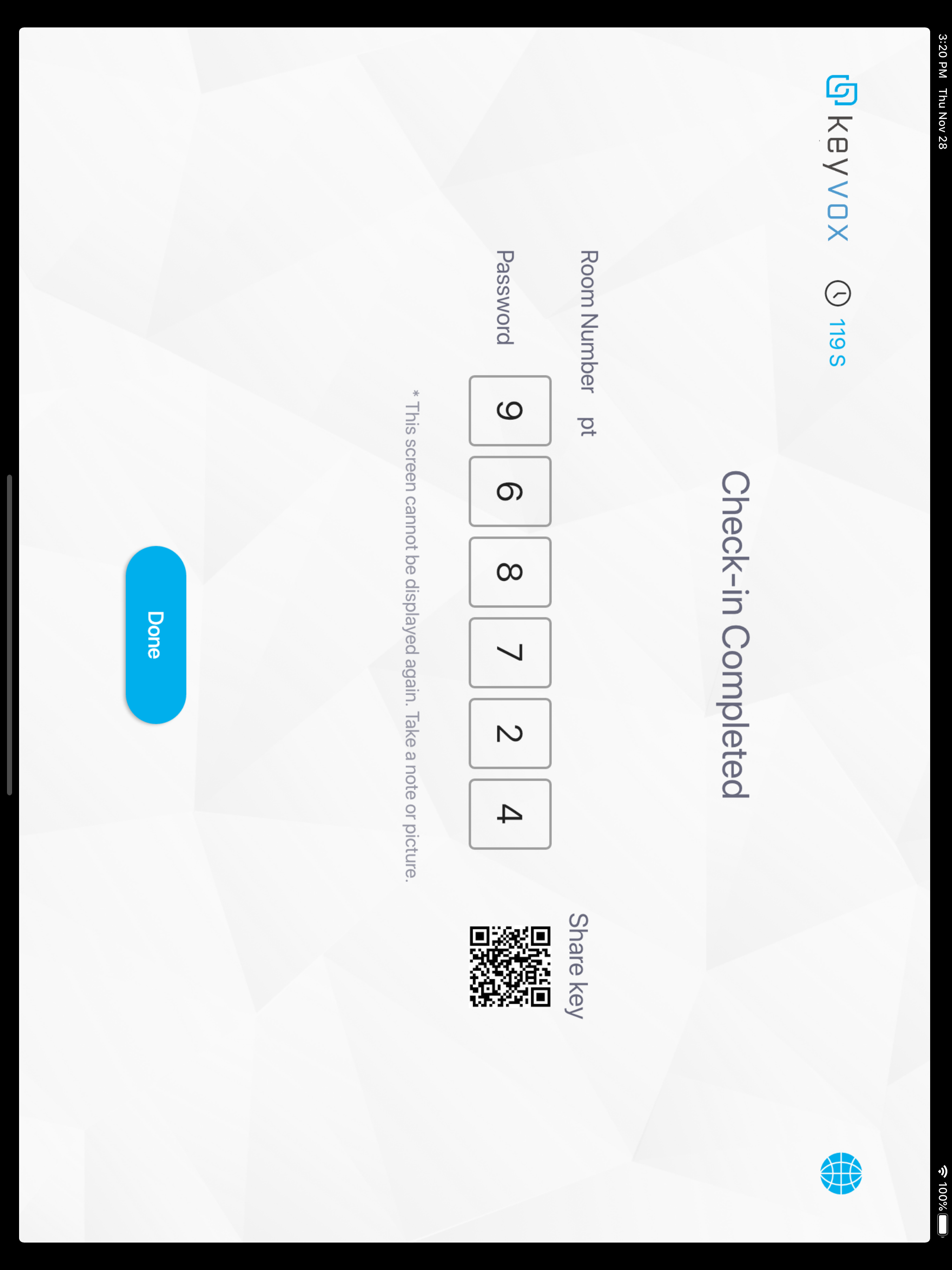 KEYVOX Check-in