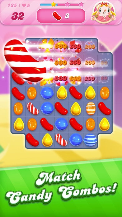 screenshot of Candy Crush Saga 3