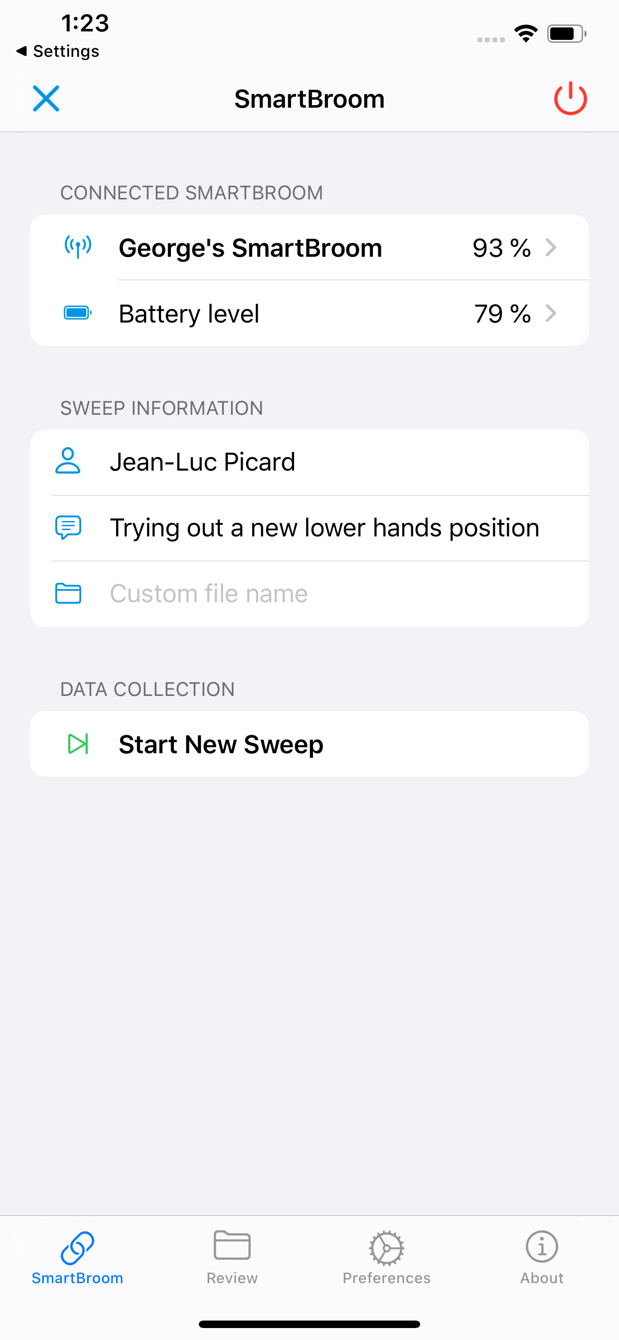 SmartBroom screenshot 2