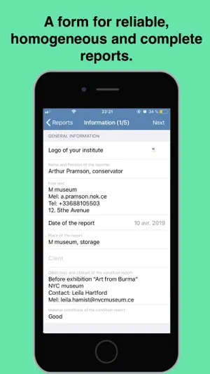 Horus Condition Report screenshot 2