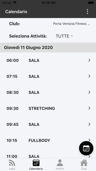 Screenshot #1 pour Porta Venezia Fitness Club