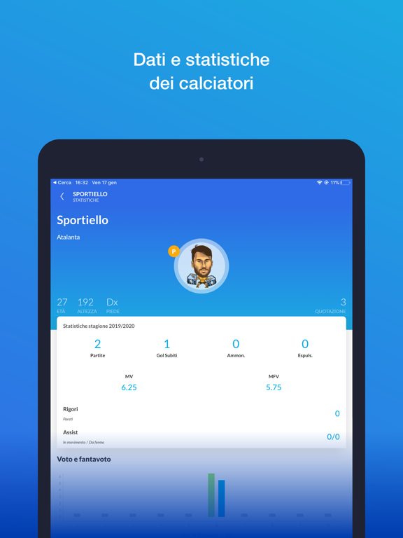 Leghe Fantacalcio® Serie A iPad screenshot 5 - Sports app