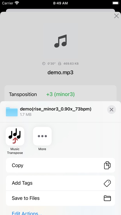 Music Transpose - Key Changer screenshot-3