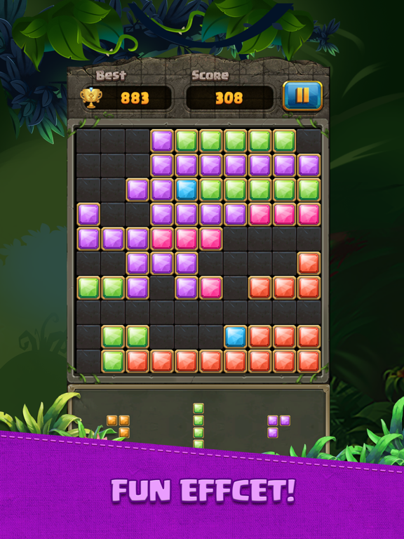 Screenshot #6 pour Block Puzzle:Jewels of Mayan