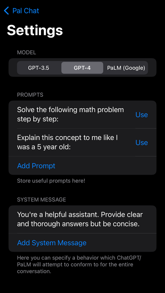 #2. Pal Chat - AI Chat Client (iOS) 由: Pulkit Agarwal