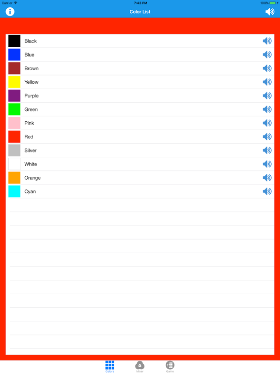 Screenshot #4 pour Learn Colors & Color Games