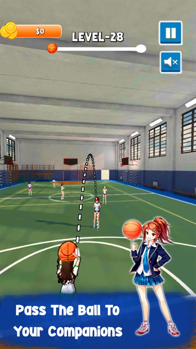 Super Basket Ball Sports Arena Screenshot