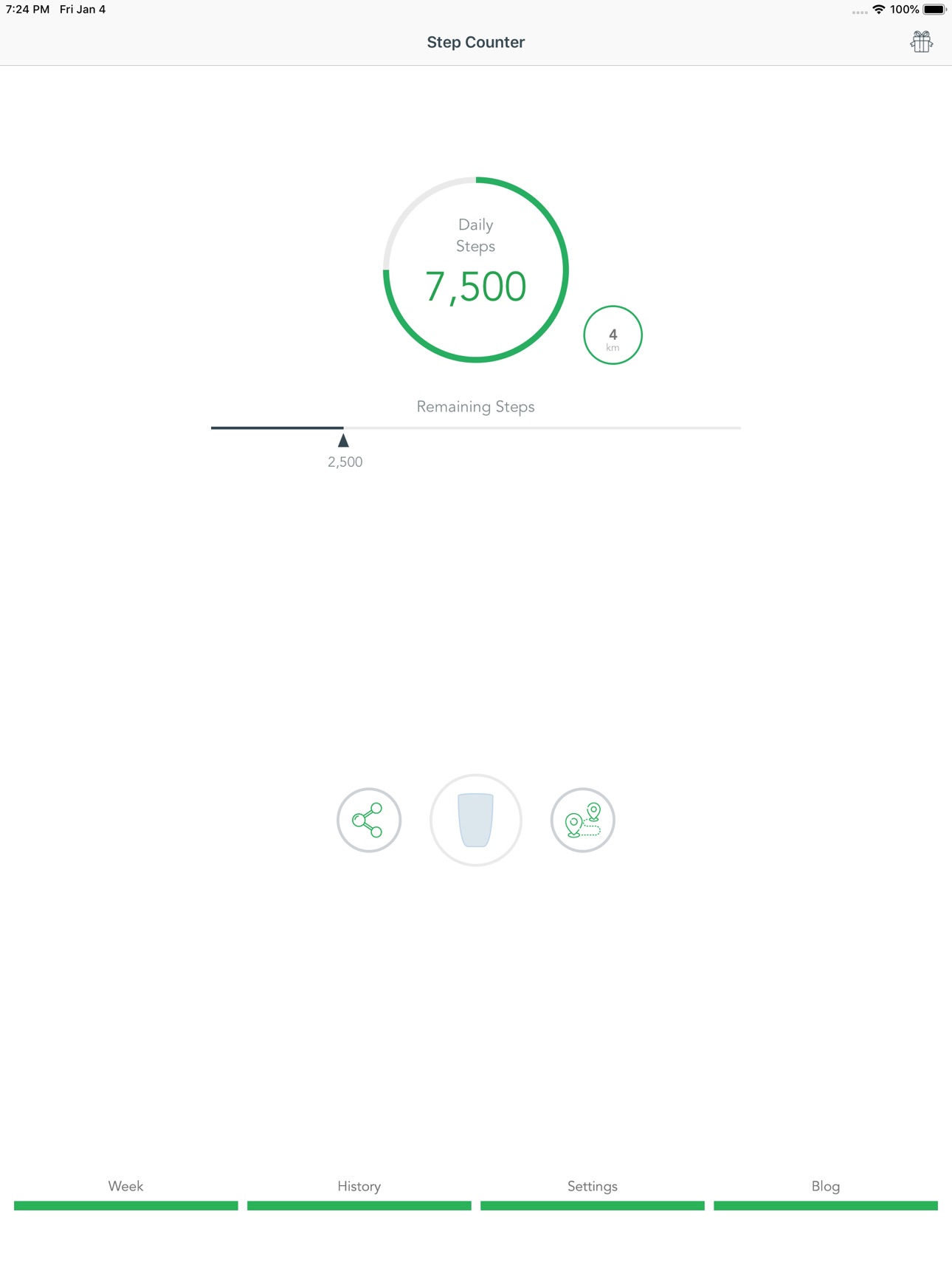 Screenshot 4 of The Pedometer: Step Counter