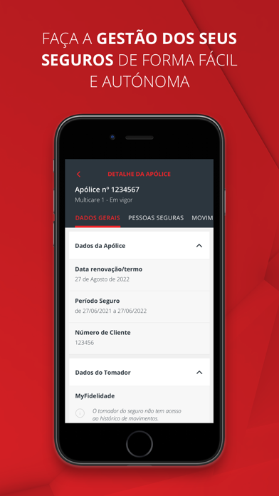 Screenshot #2 pour MyFidelidade Gestão de Seguros