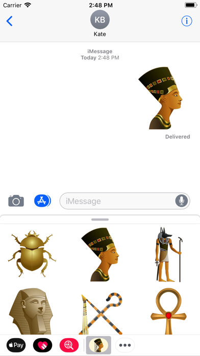 Screenshot #1 pour Egypt Mystery Pyramid Stickers