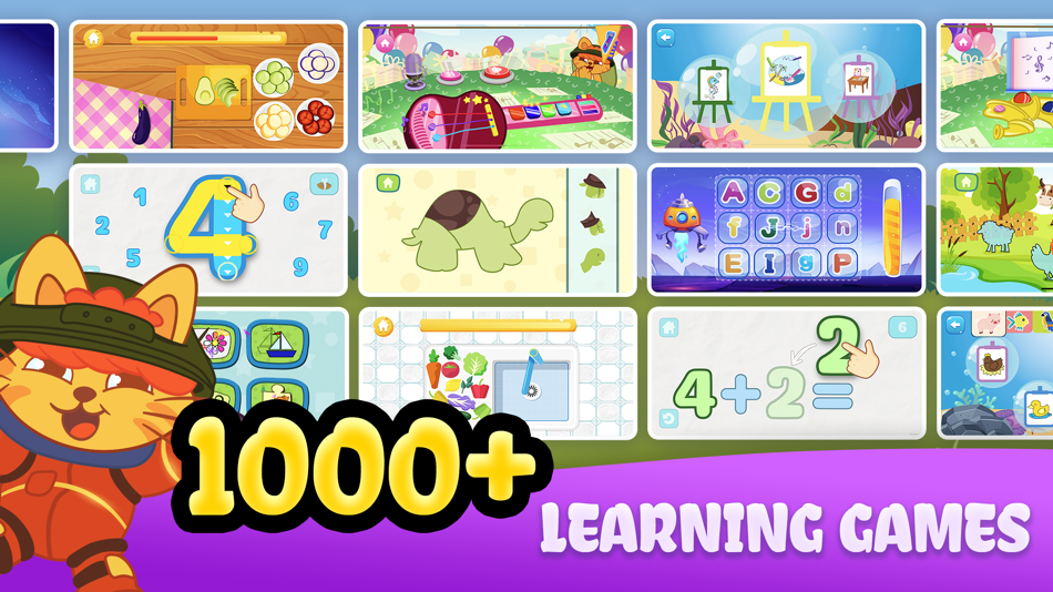 #2. Kids App AI - learning games (iOS) 由: Learning Games for Baby Kids and Toddlers Inc.