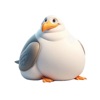 Fat Seagull Stickers App Icon