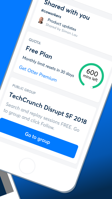 Otter-英語のセミナーや仕事などの文字起こしアプリのスクリーンショット - 7
