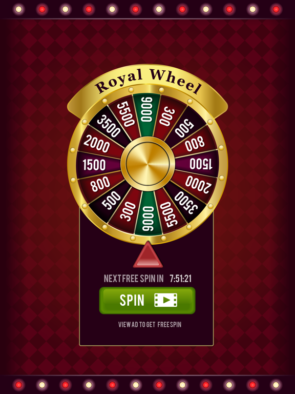 Roulette Casino - Wheel Spin iPad screenshot