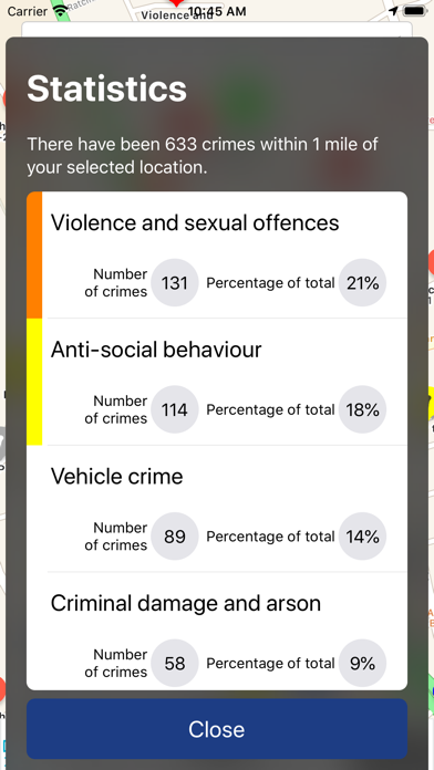Screenshot #3 pour Crime Map Watch UK