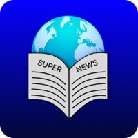 SuperNews: custom news app logo