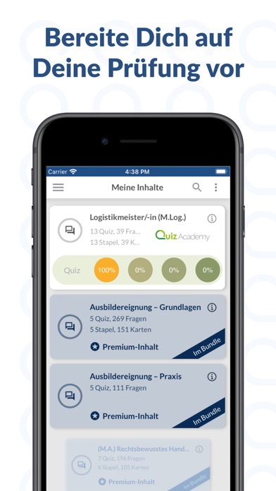 Logistikmeister Prüfungen Screenshot