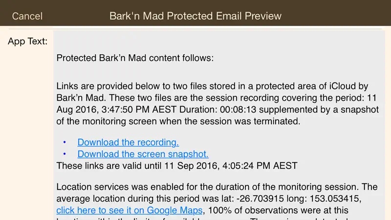 Barking Dog Monitor & Control screenshot 5 of 5