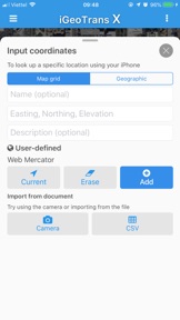 iGeoTrans X screenshot