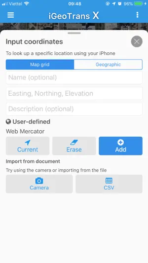 iGeoTrans X screenshot 1