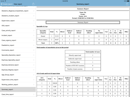 Screenshot #4 pour Log4AS - Anaesthetic Logbook