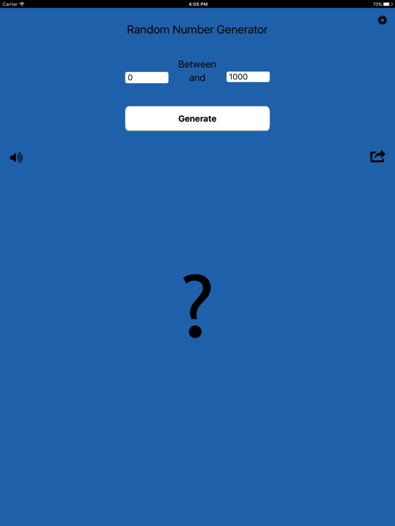 Screenshot #4 pour The Random Number Generator
