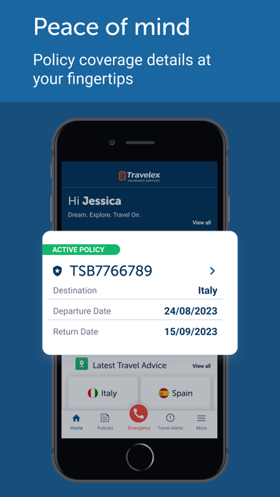 Travelex Insurance: Travel On Screenshot