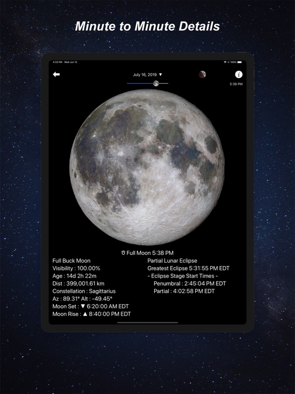 Screenshot #6 pour Lunar Phase - Moon Calendar