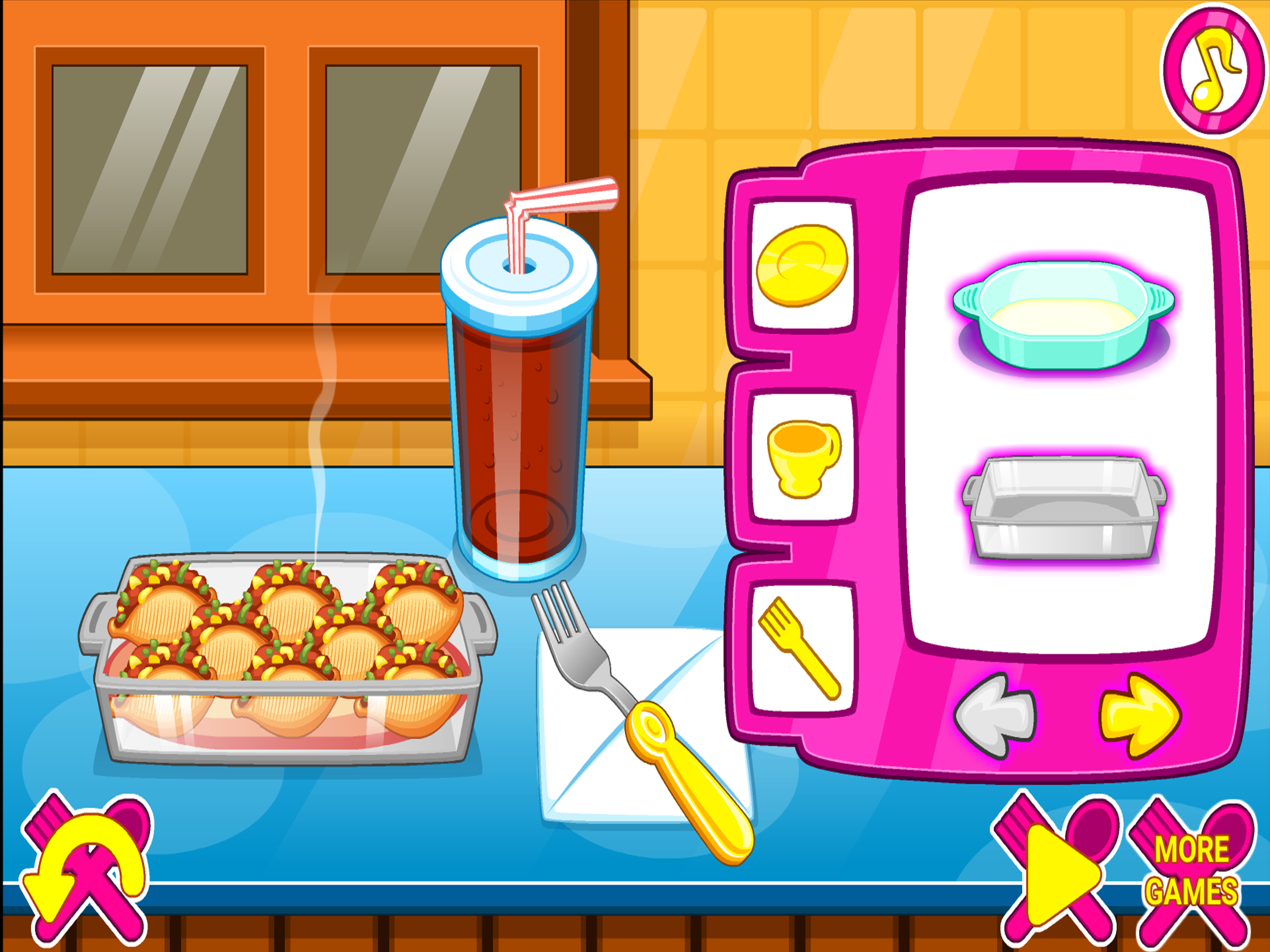 Cooking Games Baking Lasagna