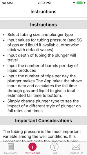 WMC Fall Rate Calculator screenshot 4