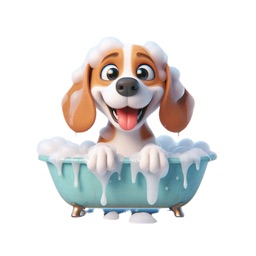 Beagle Bath Stickers