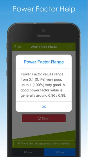 Watts Amps Volts Calculator screenshot 3