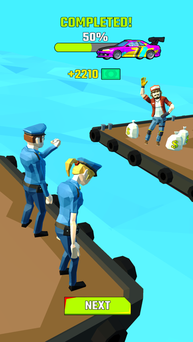 Crazy Rush 3D - Police Chase Screenshot