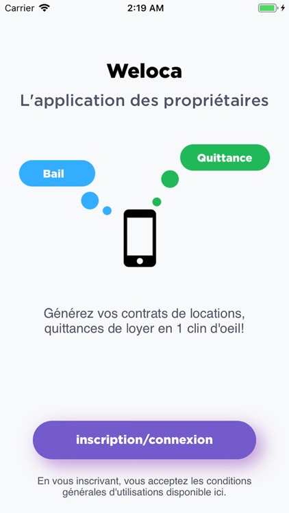 weloca : Quittances de loyer