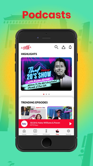 SYOK - Radio, Music & Podcast Screenshot