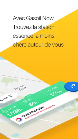 Capture d'écran de Essence / Gasoil Now sur iPhone 2
