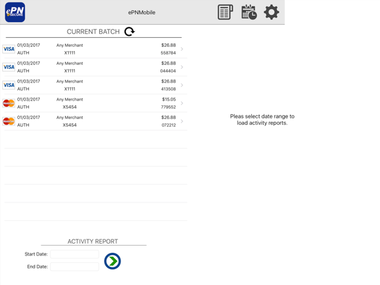 ePNMobile iPad screenshot