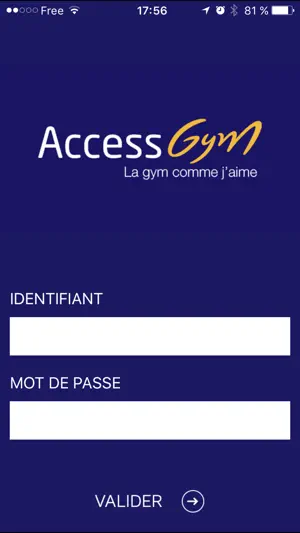 Access Gym screenshot 1