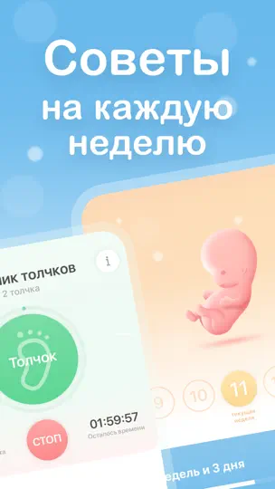 Скриншот Моя беременность؜ на iPhone 2