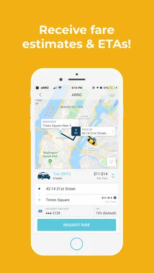 Arro - Taxi App screenshot 4