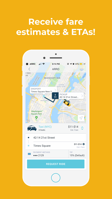 Screenshot 4 of Arro - Taxi App App